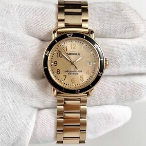 Shinola Gold Plated Women’s Watch 36mm